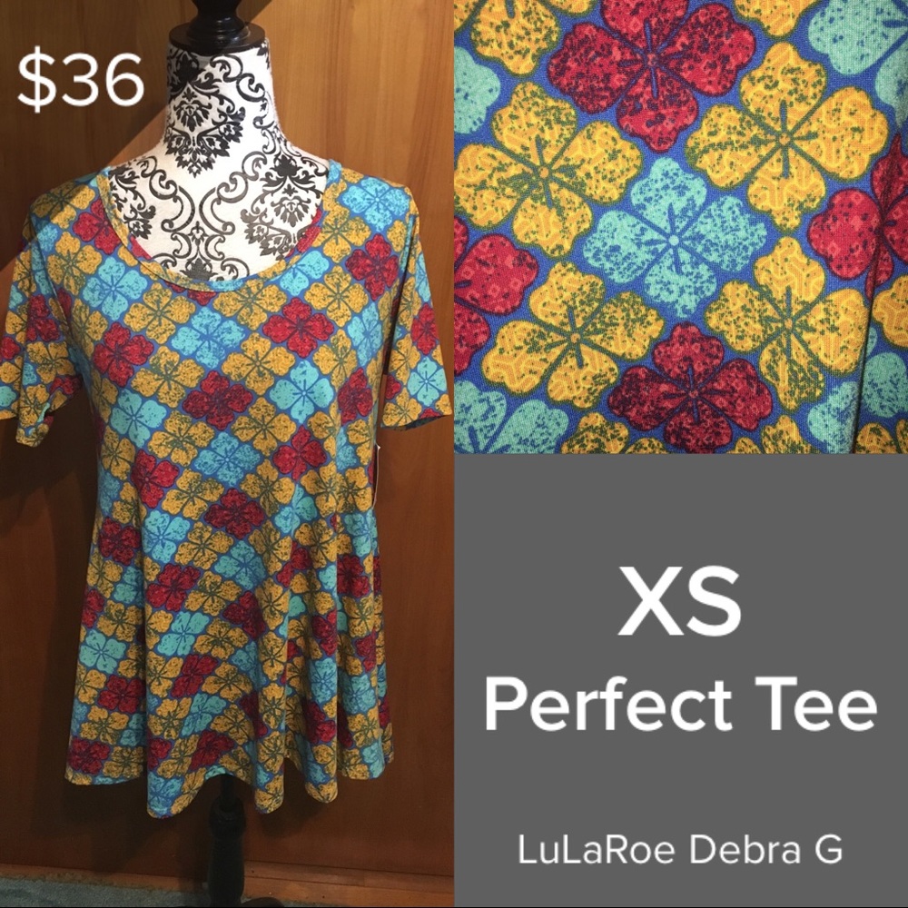LuLaRoe Floral XS Perfect T
